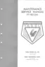 Preview: Maintenance Service Manual