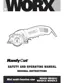 Preview: Safety And Operating Manual