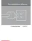 Preview: Preinstallation Manual