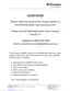 Preview: Operating Instructions