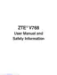 Preview: User Manual And Safety Information