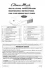 Preview: Installation, Operation And Maintenance Instructions