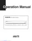 Preview: Operation Manual