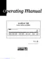 Preview: Operating Manual
