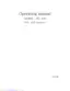 Preview: Operating Manual