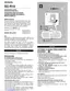 Preview: Operating Instructions