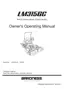 Preview: Owner's Operating Manual