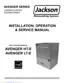 Preview: Installation, Operation & Service Manual
