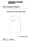 Preview: Use And Care Manual