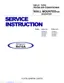 Preview: Service Instructions