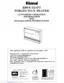 Preview: Operating Information And Installation Instructions