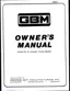 Preview: Owner's Manual