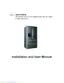 Preview: Installation And User Manual