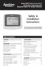 Preview: Safety & Installation Instructions
