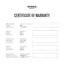 Preview: Operation Manual & Warranty Book