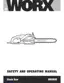 Preview: Safety And Operating Manual