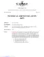 Preview: Technical Service Bulletin
