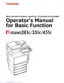 Preview: Operator's Manual
