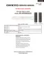 Preview: Service Manual