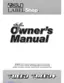 Preview: Owner's Manual