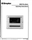 Preview: Operating	 Instruction