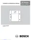 Preview: Installation And Maintenance Manual