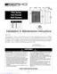 Preview: Installation And Maintenance Instructions