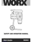 Preview: Safety And Operating Manual