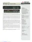 Preview: Specification Sheet
