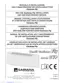 Preview: Installation, Use And Maintenance Manual