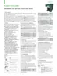 Preview: Installation And Operation Instruction Sheet