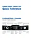 Preview: Quick Reference