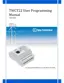 Preview: User Programming Manual