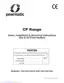 Preview: User, Installation And Service Manual