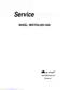 Preview: Service Manual
