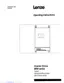 Preview: Operating Instructions