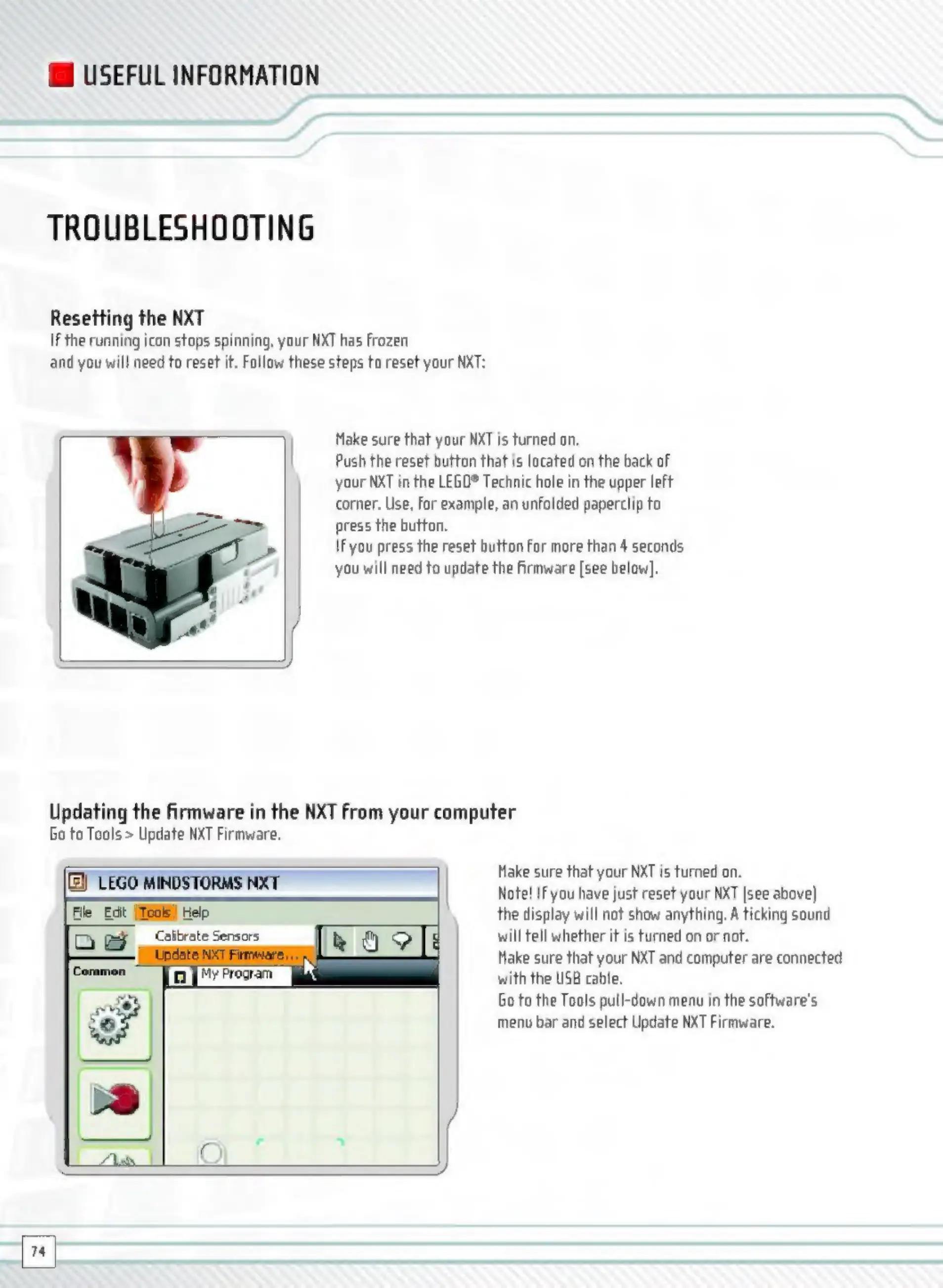 Page #74 background image