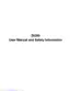 Preview: User Manual And Safety Information