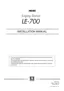 Preview: Installation Manual