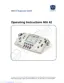 Preview: Operating Instructions