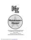 Preview: Maintenance Manual
