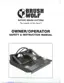 Preview: Owner's Manual