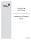 Preview: Installation And Operation Manual