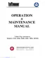 Preview: Operation & Maintenance Manual