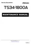 Preview: Maintenance Manual