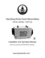 Preview: Installation And Operation Manual