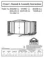 Preview: Owner's Manual & Assembly Instructions