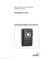 Preview: Installation & Operating Manual