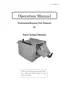 Preview: Operation Manual