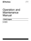 Preview: Operation And Maintenance Manual